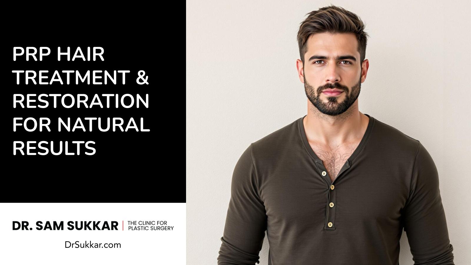 PRP Hair Treatment and Restoration for Natural Results