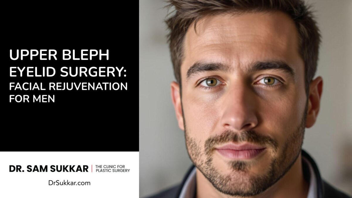 Upper Bleph Eyelid Surgery: Facial Rejuvenation for Men by Dr. Sam Sukkar, MD
