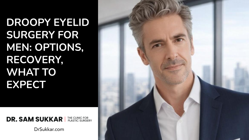 Droopy Eyelid Surgery For Men: Options, Recovery, What to Expect
