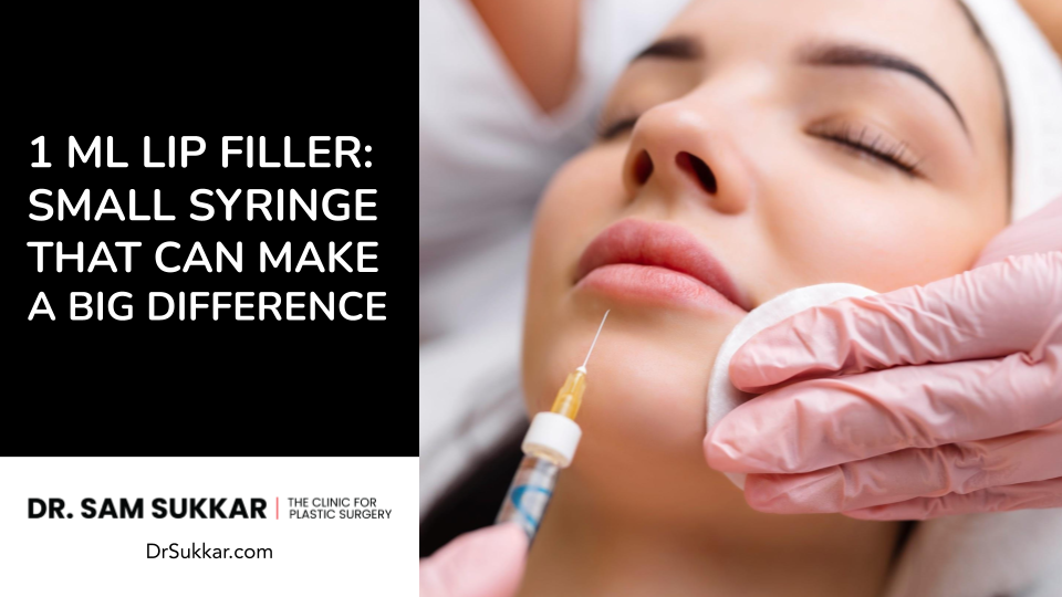 1ml Lip Filler: Small Syringe That Can Make a Big Difference by Dr. Sam Sukkar, MD