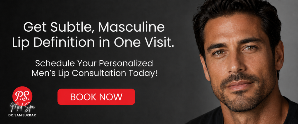 Lip Filler for Men in Houston, Texas